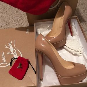 🎉SOLD!!!Bianca 140mm nude pumps